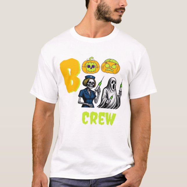 Camiseta clásica Boo Crew (Anverso)