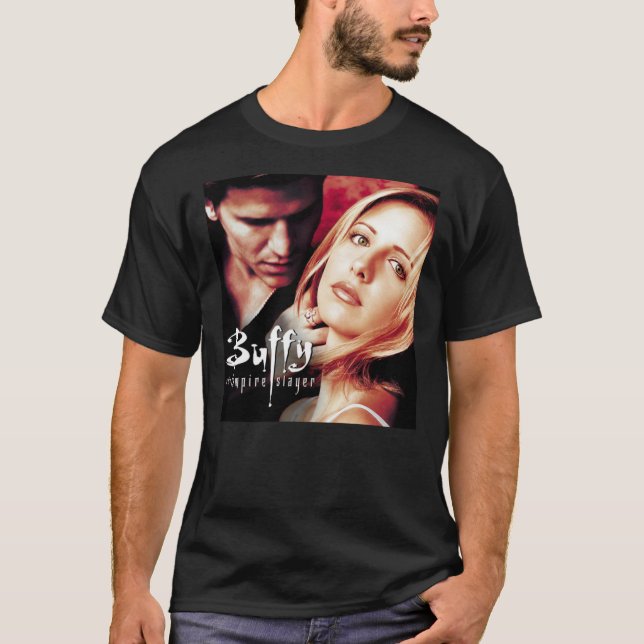 Camiseta clásica BUFFY Y ANGEL (Anverso)