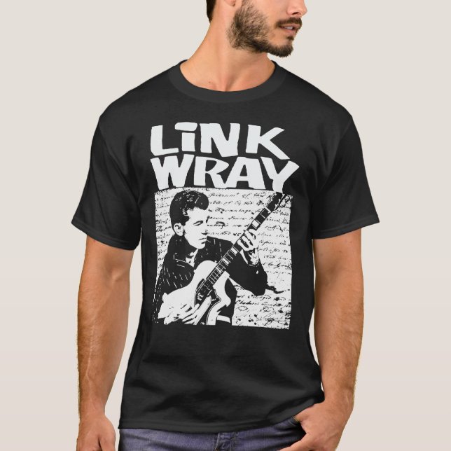 Camiseta clásica camiseta de Link Wray (Anverso)