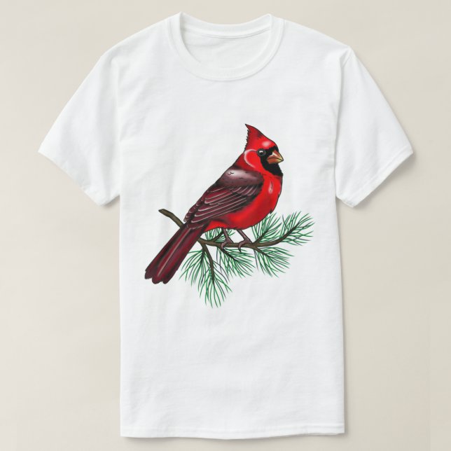 Camiseta clásica cardinal (Diseño del anverso)