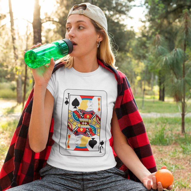 Camiseta Clásica carta de póquer Jack de Picas (Subido por el creador)