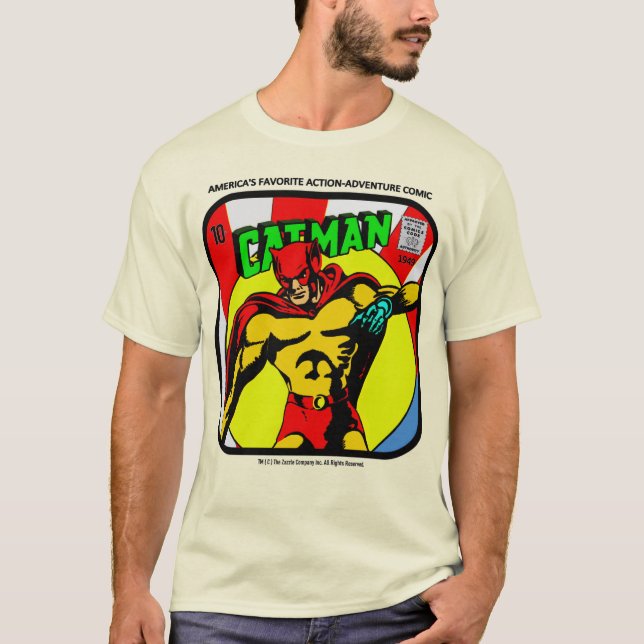 Camiseta clásica CAT-MAN (Anverso)