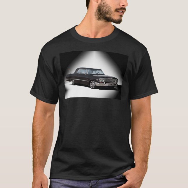 Camiseta Clásica Chevrolet Impala SS de 1963 (Anverso)