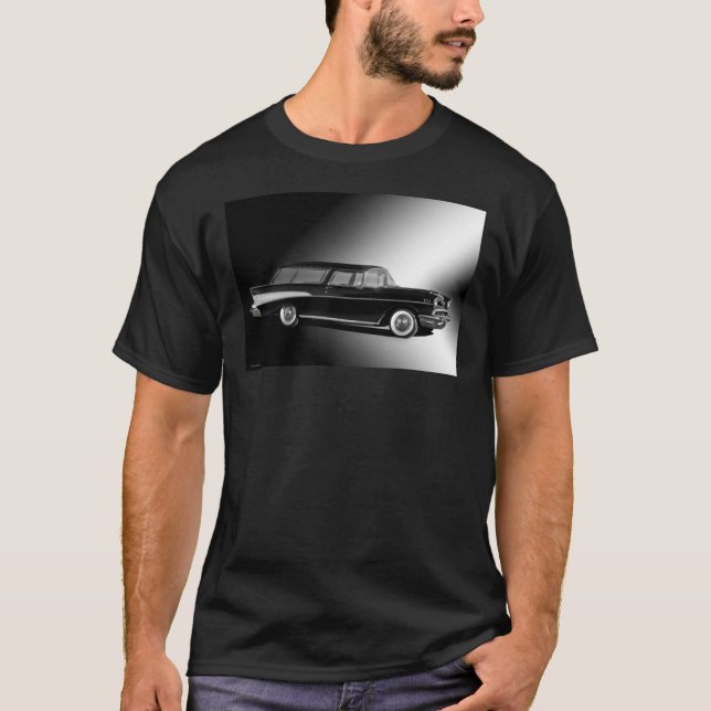 Camiseta clásica Chevrolet Nomad 1957 (Anverso)