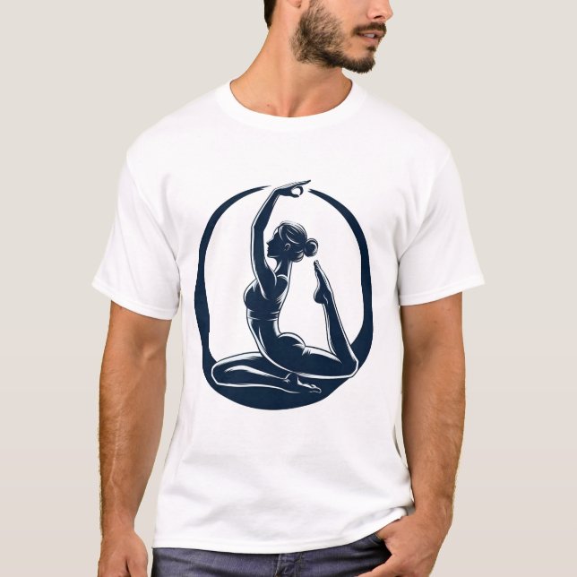 Camiseta clásica chica de yoga (Anverso)