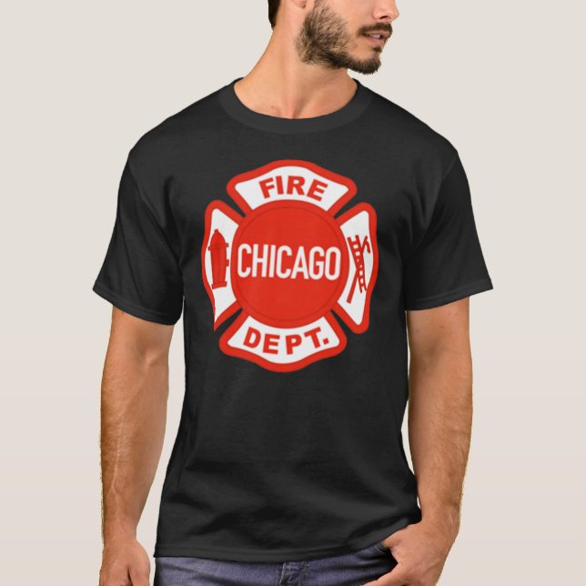 Camiseta Clásica CHICAGO FIRE LOGO (Anverso)