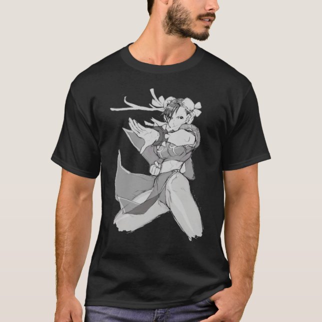 Camiseta clásica CHUN LI WATERCOLOR (Anverso)