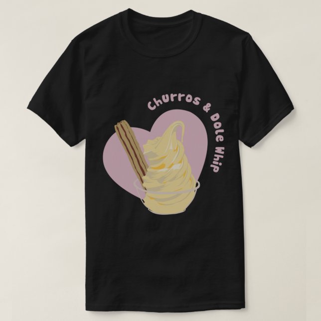Camiseta clásica Churros and Dole Whip (Diseño del anverso)