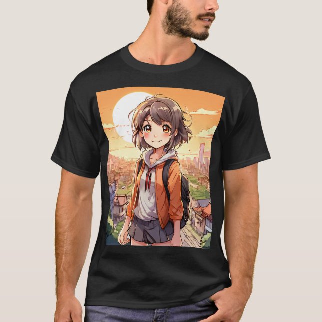 Camiseta clásica Comfort Unisex Black (Anverso)