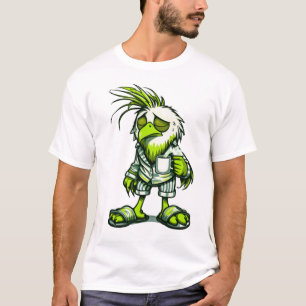 Camiseta clásica con cuello de tripulación 3D Retr