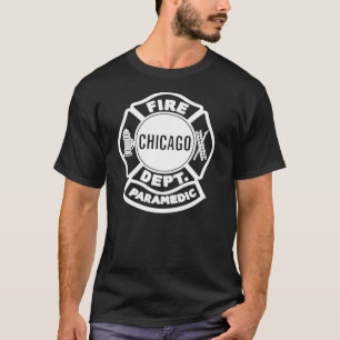Camiseta clásica con el logotipo blanco paramédi