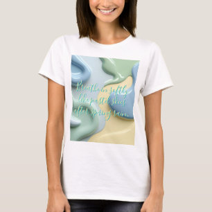 Camiseta clásica con gráfico abstracto elegante