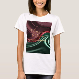 Camiseta clásica con gráfico abstracto elegante
