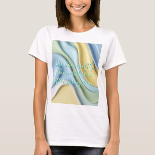 Camiseta clásica con gráfico abstracto elegante
