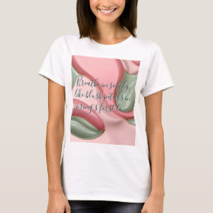 Camiseta clásica con gráfico abstracto elegante