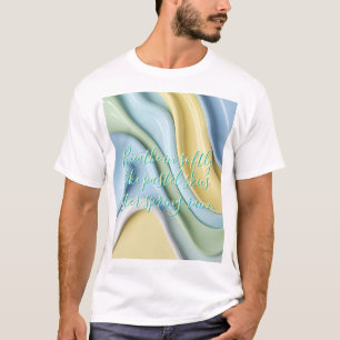 Camiseta clásica con gráfico abstracto elegante
