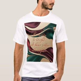 Camiseta clásica con gráfico abstracto elegante