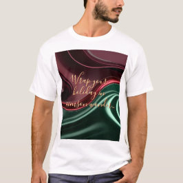 Camiseta clásica con gráfico abstracto elegante