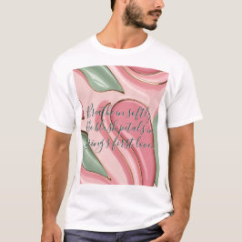 Camiseta clásica con gráfico abstracto elegante