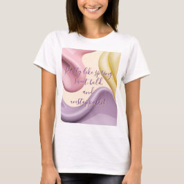 Camiseta clásica con gráfico abstracto elegante
