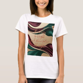 Camiseta clásica con gráfico abstracto elegante