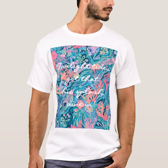 Camiseta clásica con gráfico elegante (Anverso)