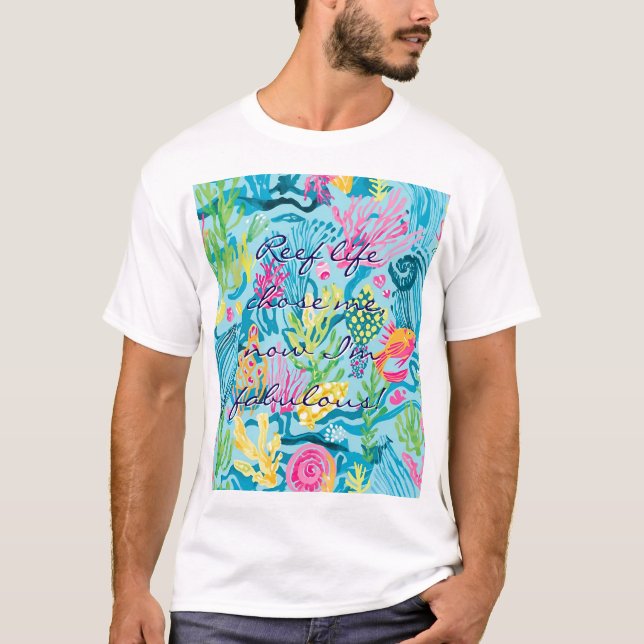 Camiseta clásica con gráfico elegante (Anverso)