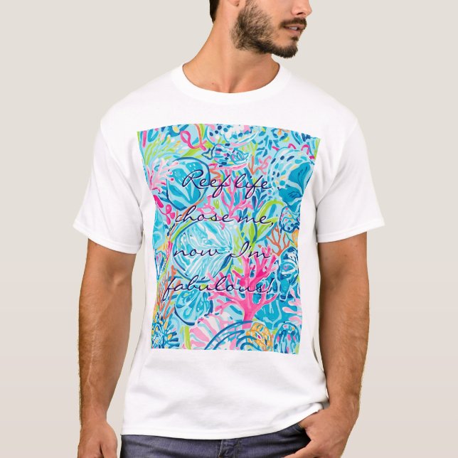 Camiseta clásica con gráfico elegante (Anverso)