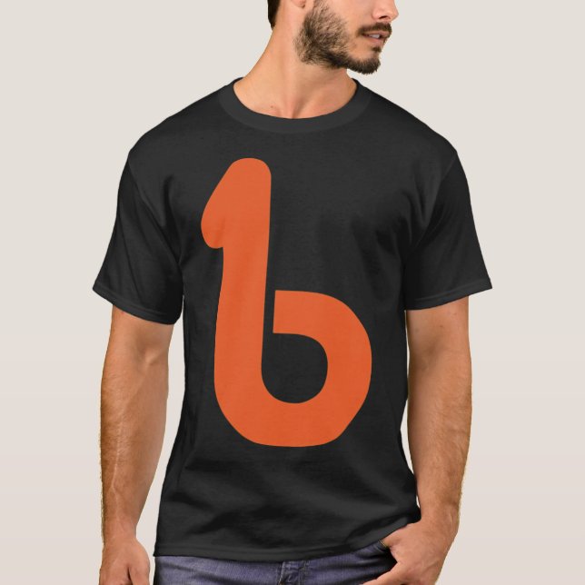 Camiseta clásica con logotipo BateWorld Naranja (Anverso)