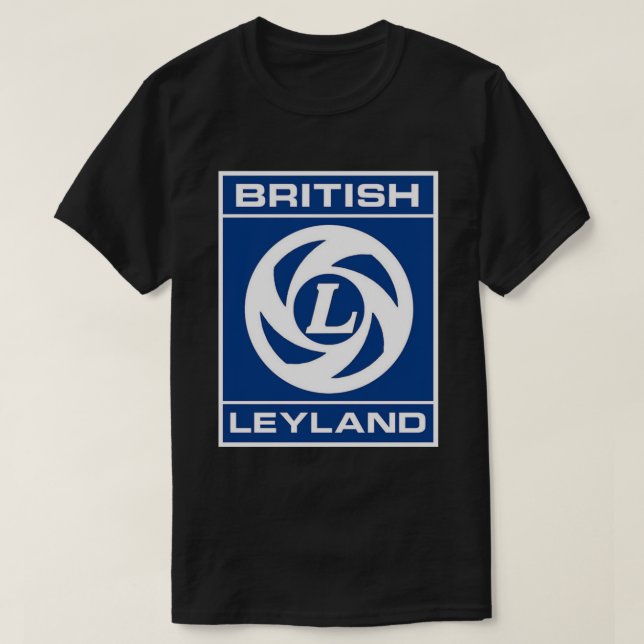Camiseta clásica con logotipo británico de Leyland (Diseño del anverso)