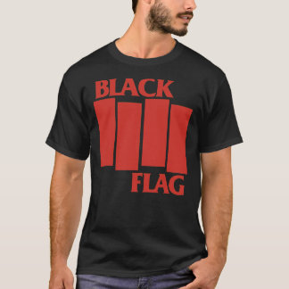 Camiseta clásica con logotipo de bandera negra