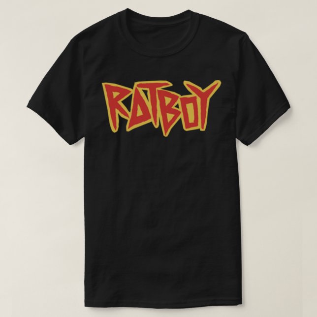 Camiseta clásica con logotipo Rat Boy (Diseño del anverso)