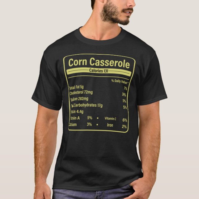 Camiseta clásica CORN CASSEROLE (Anverso)