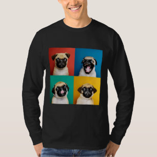 Camiseta Clásica Cute Pug Puppy 690