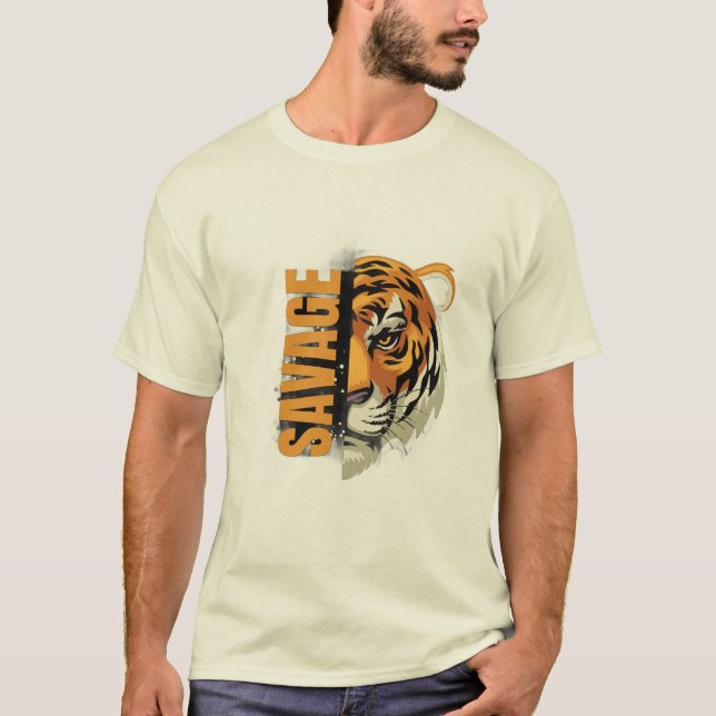 Camiseta clásica de algodón para hombre (Anverso)