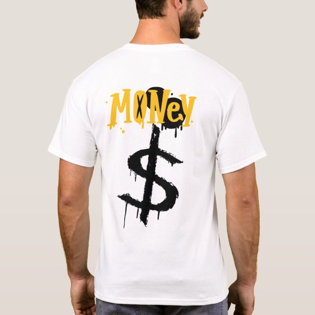 Camiseta Clásica de Arte de Estilo Graffiti (Reverso)