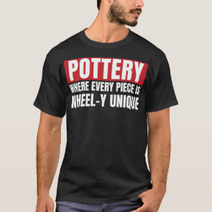 Camiseta Clásica de arte único divertida cerámica