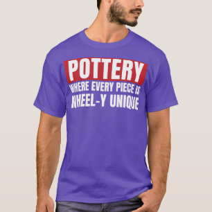 Camiseta Clásica de arte único divertida cerámica