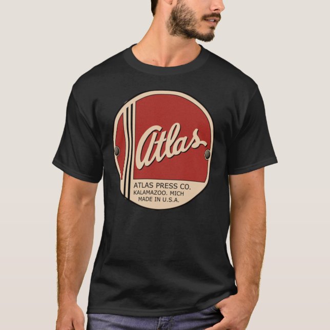 camiseta clásica de Atlas Press Company (Anverso)