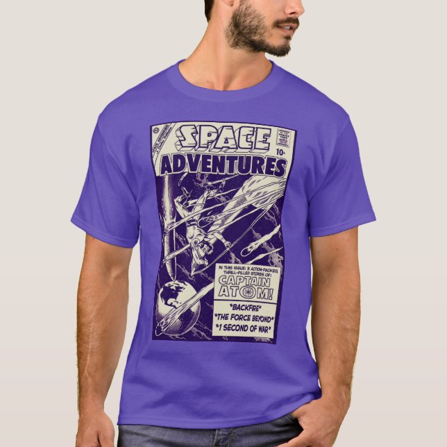 Camiseta clásica de aventuras espaciales (Anverso)