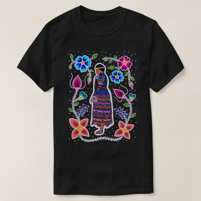Camiseta clásica de bailarina de danza del ventila (Diseño del anverso)