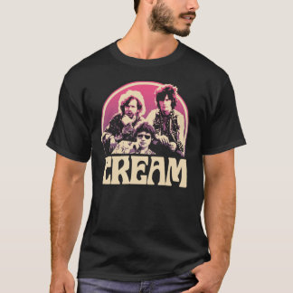 Camiseta clásica de banda crema