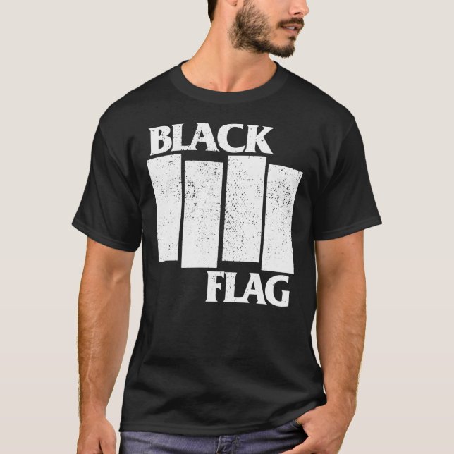 Camiseta clásica de bandera negra (Anverso)