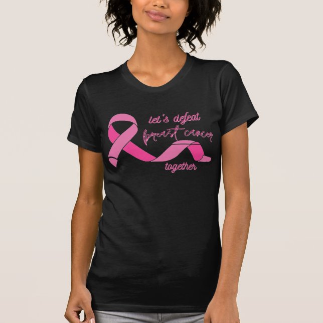 camiseta clásica de cáncer de mama rhoback (Anverso)