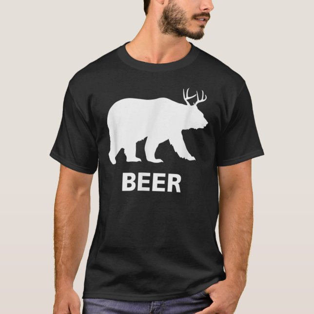 Camiseta clásica de cerveza de oso (Anverso)