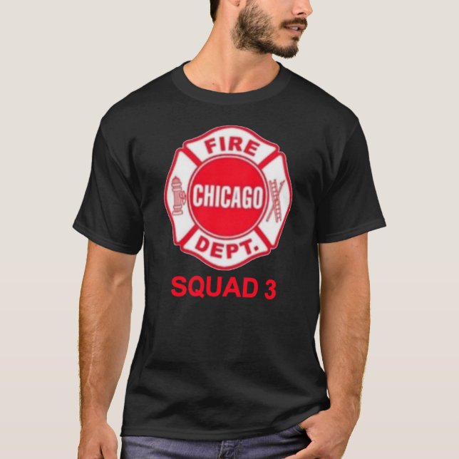 Camiseta Clásica de Chicago Fire Squad 3 (Anverso)