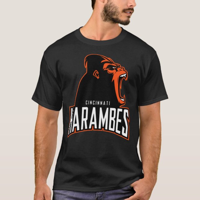 Camiseta Clásica de Cincinnati Harambes (Anverso)