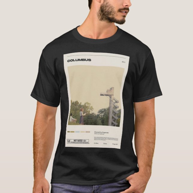 Camiseta clásica de Columbus Movie Poster (Anverso)