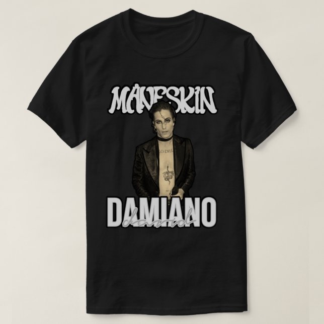 Camiseta clásica de Damiano David Maneskin (Diseño del anverso)