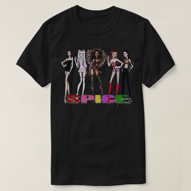 Camiseta clásica de especias de banda chica (Diseño del anverso)